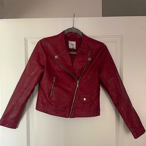 MAYORAL girls faux leather jacket